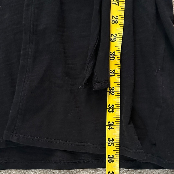 Nation LTD Gloria Wrap Dress Black 100% Cotton Women’s Small Minimialist - Picture 8 of 8